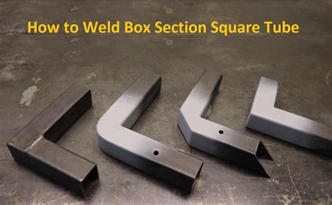 welding steel box|welding box section together.